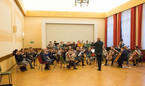 Probe 2018, musikalischer Leiter Ulf Winkler